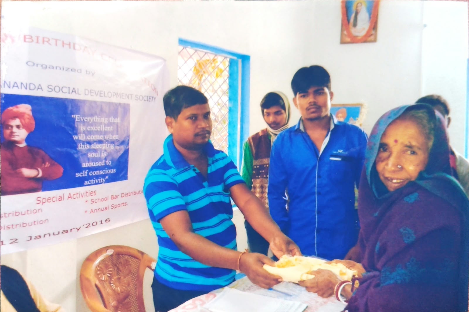 Distribution of Clothes to Beneficiaries