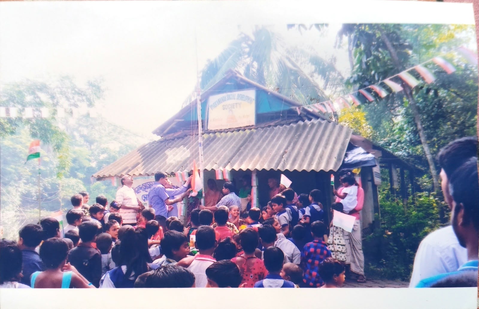 National flag hoisting ceremony at KVSDS
