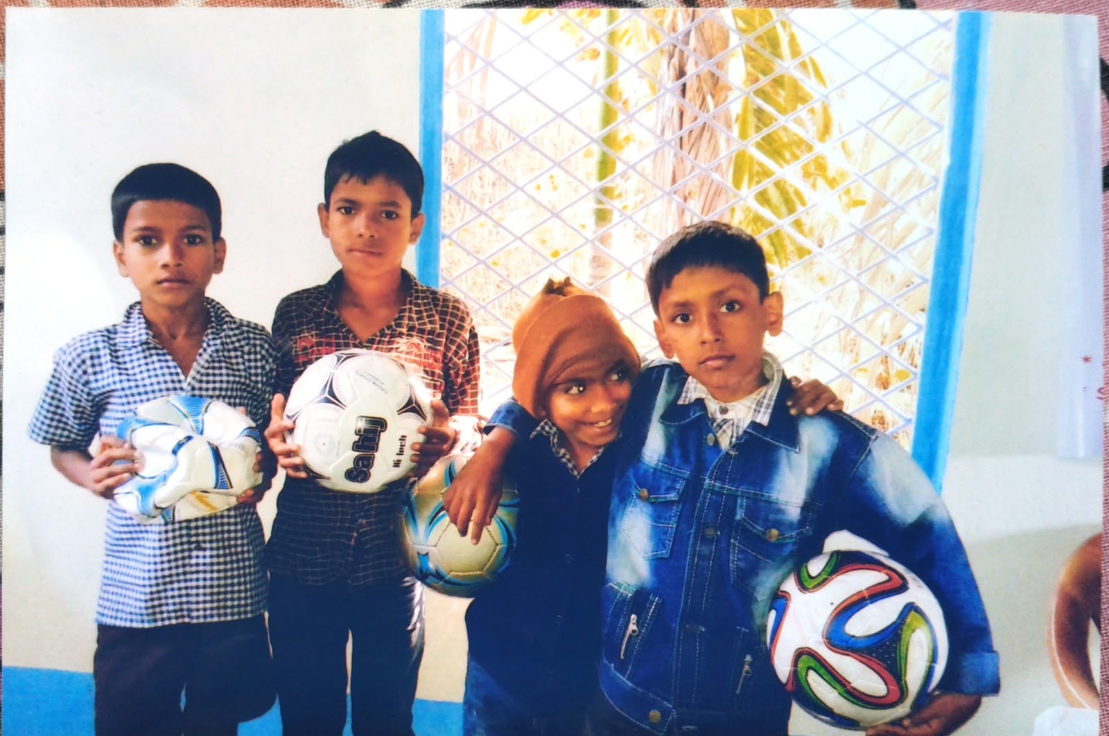 Sports equipment and football distribution