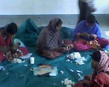 Vocational tailoring and needlecraft training for adolescent girls