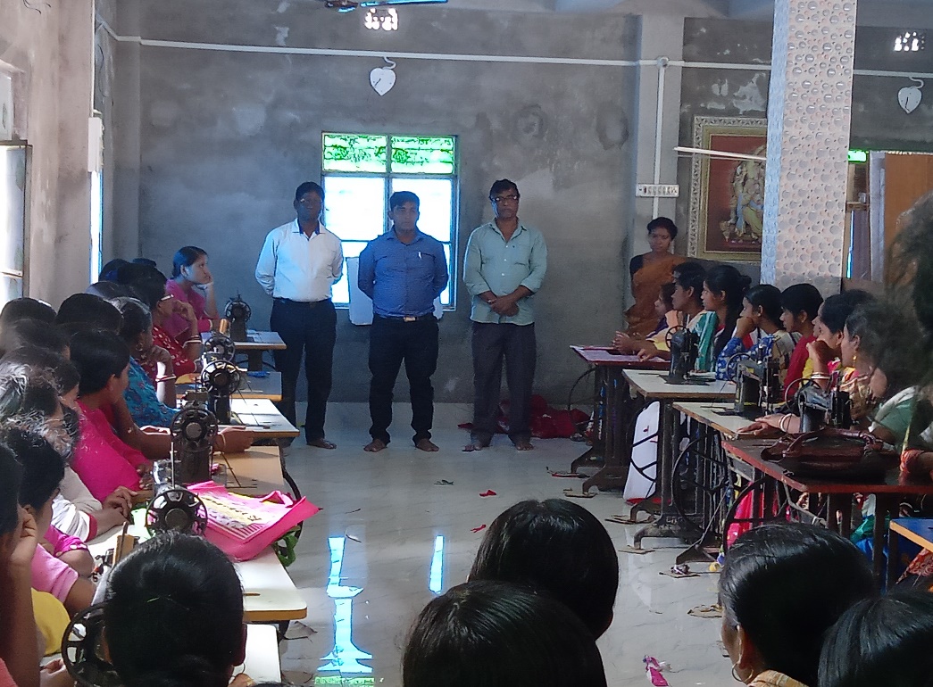 Officials inspecting Utkarsh Bangla garment workshop